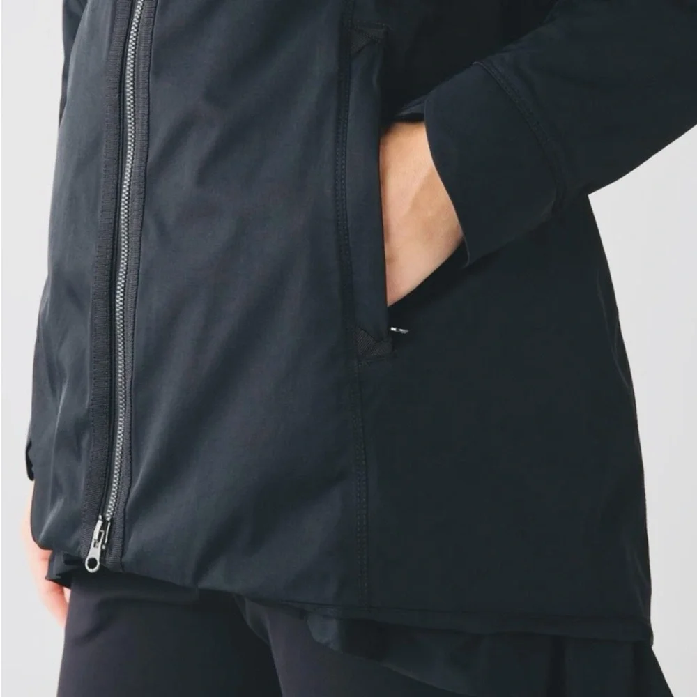 Lululemon Four The Helluvit Jacket Black / Dandy Digie Multi Size 10